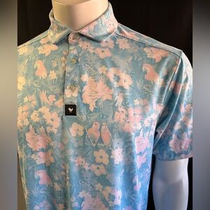 Great condition men’s large Bad Birdie golf polo
